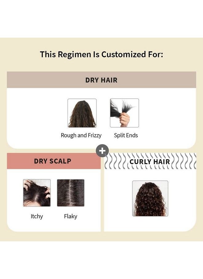 Vedix Customized Hair Fall Control Regimen For Dry Hair/Scalp & Curly Hair 3 Product Kit Anti Hair Fall Oil Fenugreek + Sesamum Antihairfall Shampoo For Dry Hair Vithan Pro Hair Growth Serum  - Image 3