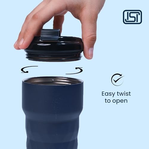 Headway Java 360 Stainless Steel Mugs Meridian Blue 360 ml - 2 Years Brand Warranty | Insulated Coffee Mug | Travel Mug | Coffee Tumbler | Cold for 6 Hours & Hot for 3 Hours - Image 5