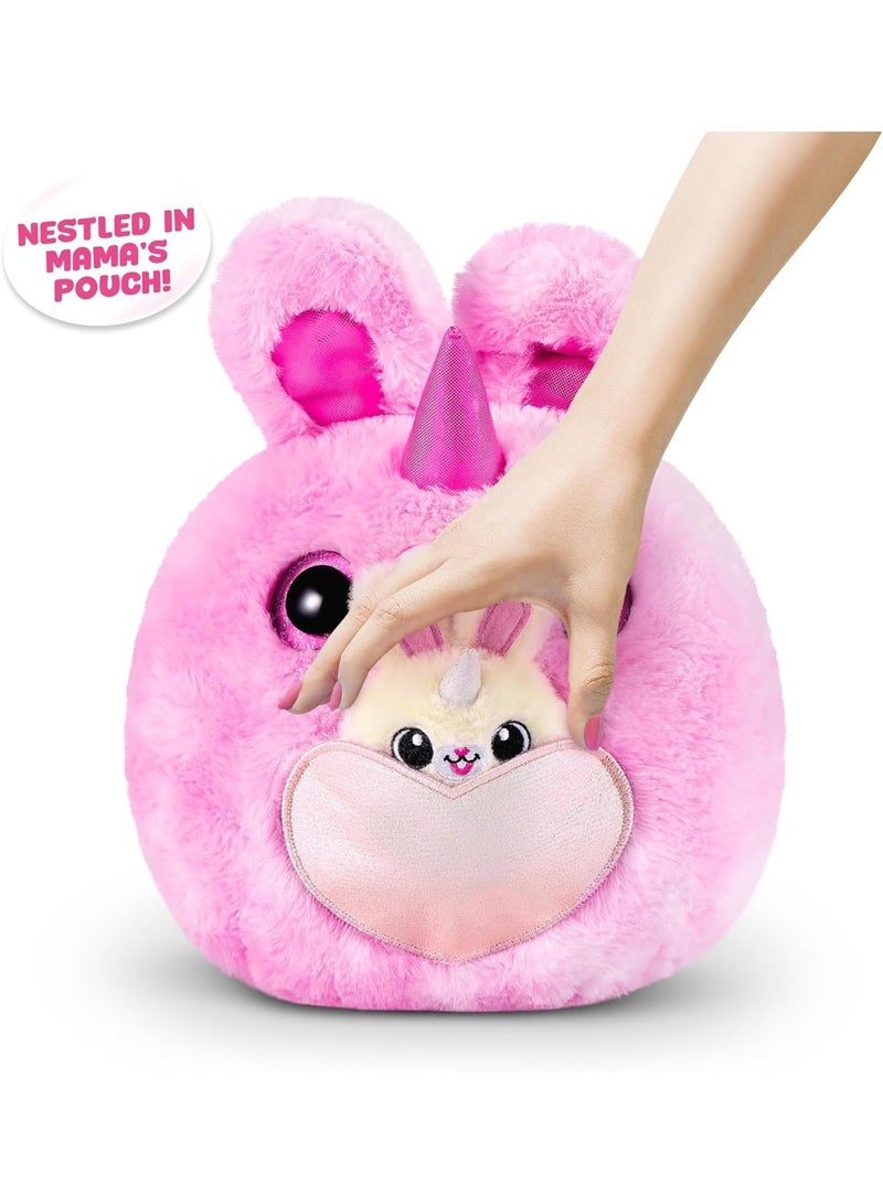 Rainbocorns لعبة ماما كورن المحشوة المفاجئة مع طفل غامض - Image 4