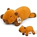 KOPHINYE Weighted Capybara Plush 10 08lbs Soft Capybara Weighted Stuffed Animal Cute Huggable Weighted Plushie Toy for Girls Boys Kids Kawaii Birthday Gifts - Image 3