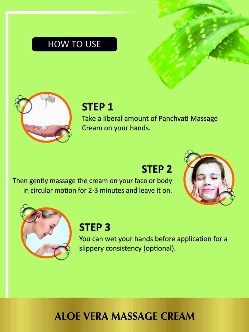 Panchvati Herbals Aloe Vera Massage Cream 800 Ml - Image 5