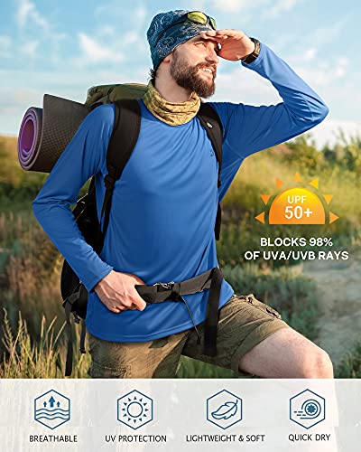 Roadbox قمصان حماية من الشمس للرجال UPF 50+ بأكمام طويلة للأنشطة الخارجية - Image 3