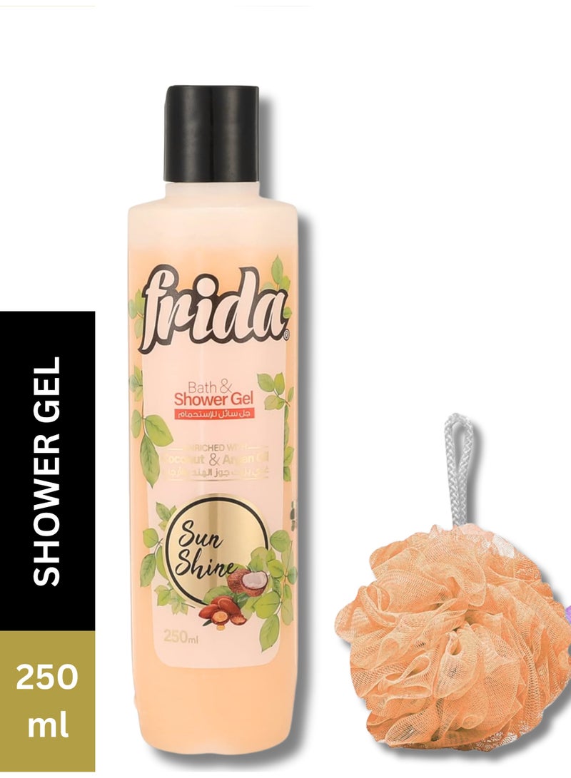 فريدا جل استحمام - صن شاين، 250 مل + لوفا متعددة الألوان - Image 1