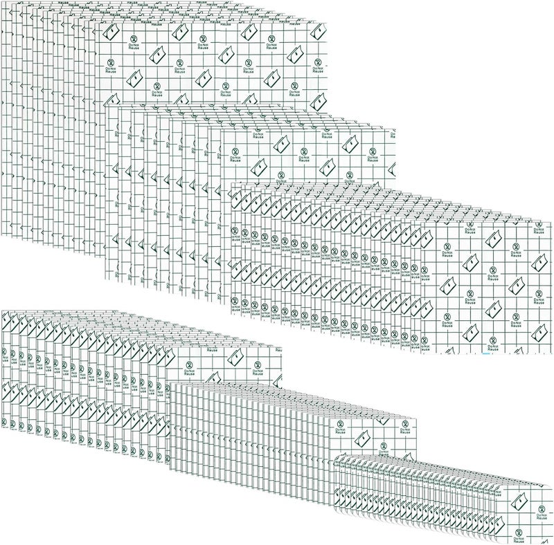 Woanger 120 Pcs Transparent Stretch Adhesive Bandage Waterproof Bandage Transparent Film Dressing Clear Bandages Waterproof Tattoo Bandages Patch Film Cover2 3 4 5 6 8 in - Image 1