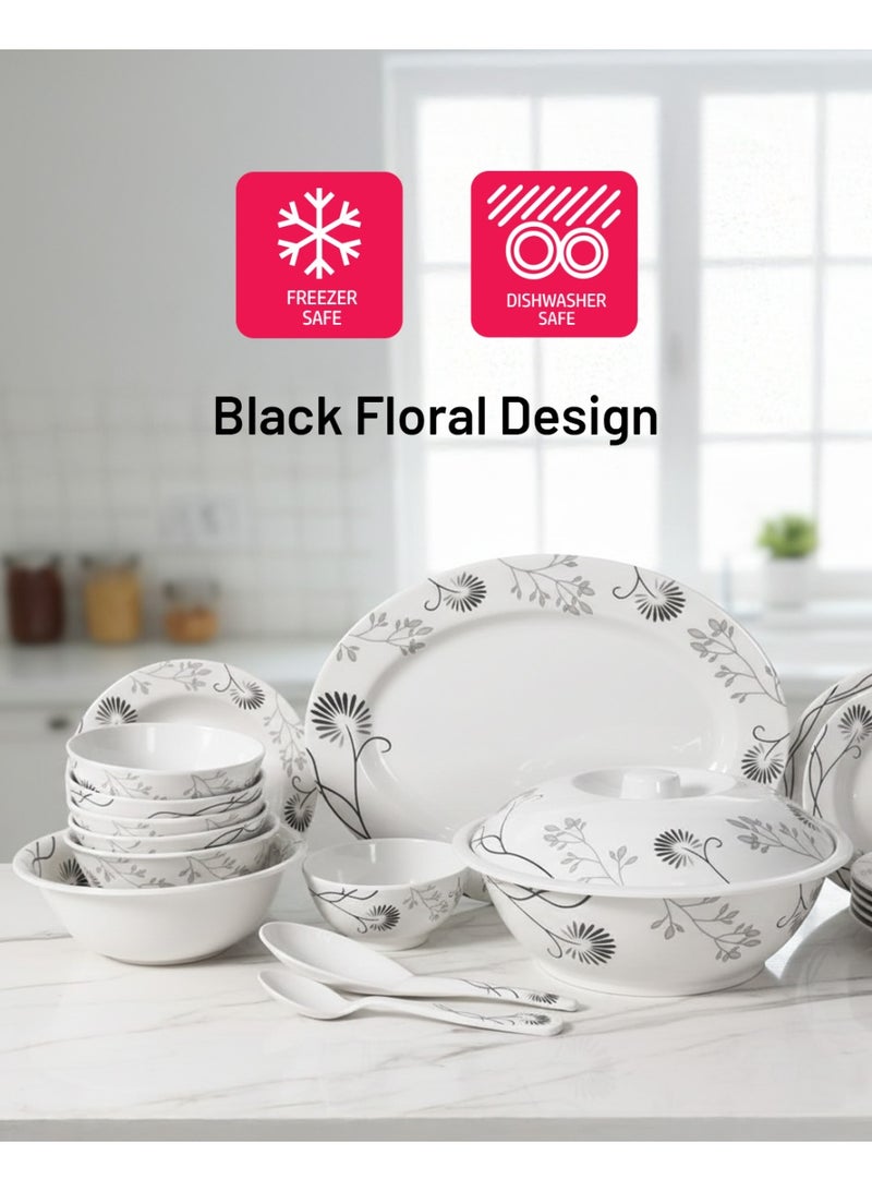 DELCASA طقم عشاء ديلكاسا 40 قطعة من الميلامين DC2112 - Image 1