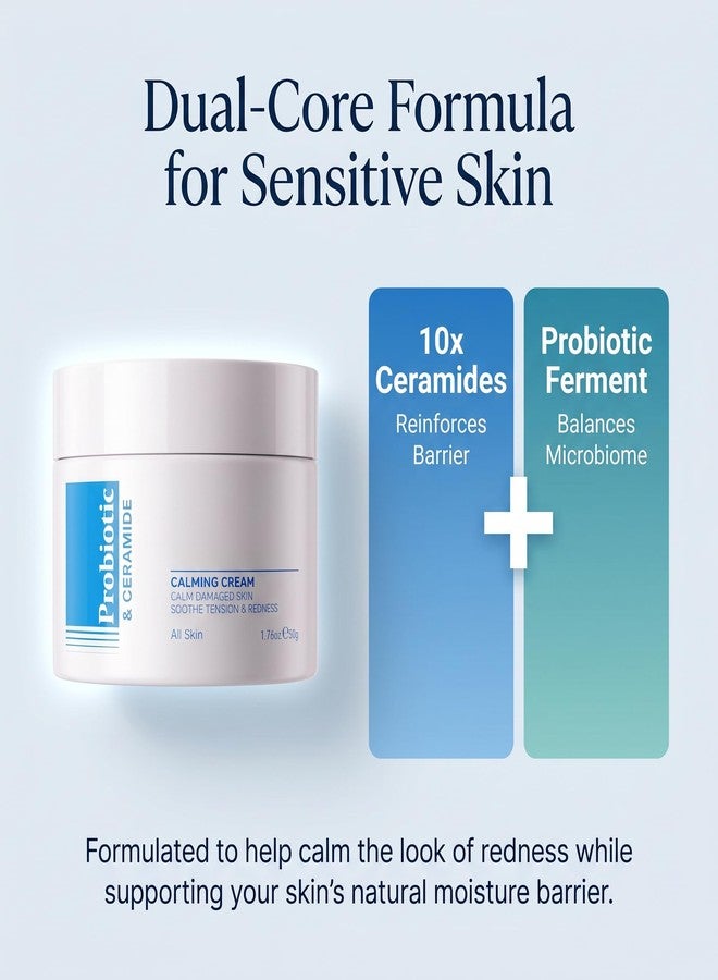 Grospe Probiotic & Ceramide Calming Cream for Sensitive Skin 1.76oz - Image 2