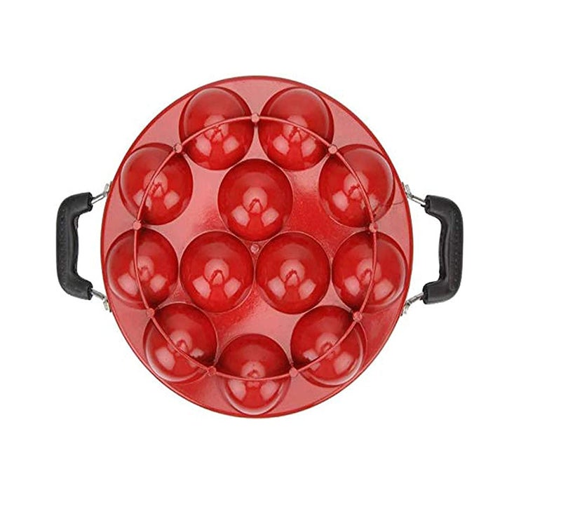 SHOPECOM Litti Maker 12 Cavity Appam Maker with Lid - Image 4