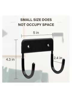 SYOSI Ironing Board Wall Mount, Ironing Board Hanger, Ironing Board Holder, Iron Board Hook Wall Mount with Mounting Screws, for Laundry Rooms  - Image 2