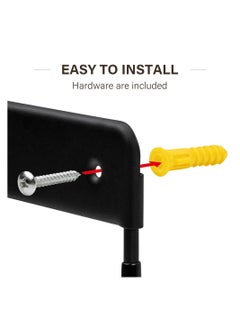 SYOSI Ironing Board Wall Mount, Ironing Board Hanger, Ironing Board Holder, Iron Board Hook Wall Mount with Mounting Screws, for Laundry Rooms  - Image 5