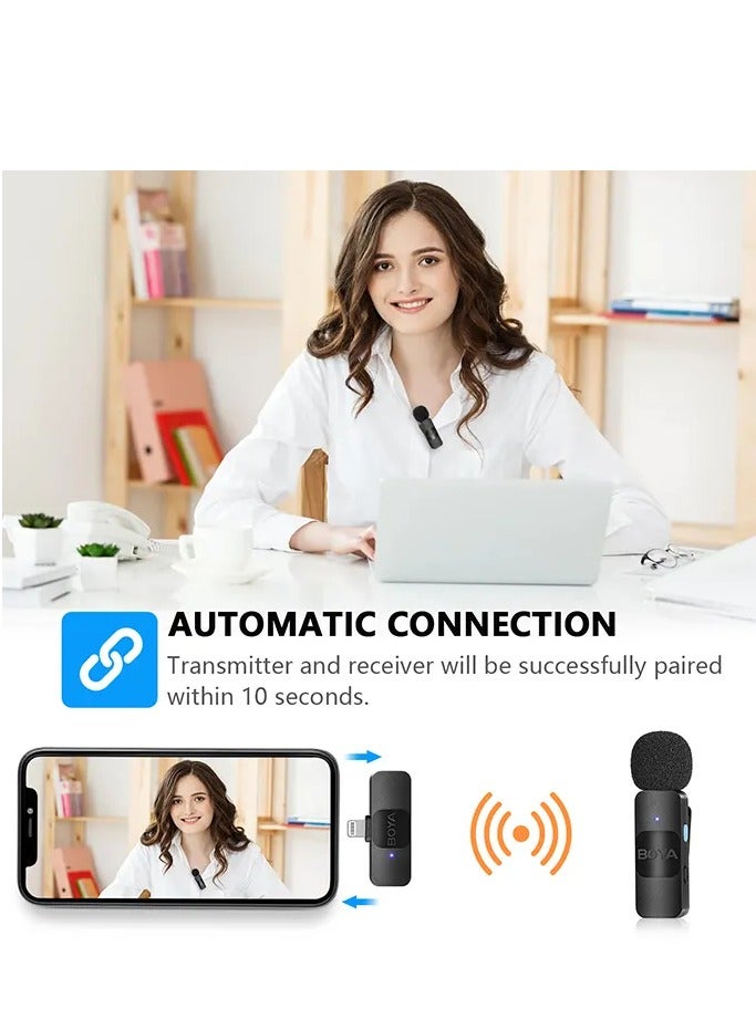 BOYA BY-V20 Ultracompact Wireless Microphone System for USB-C Devices (2.4 GHz)