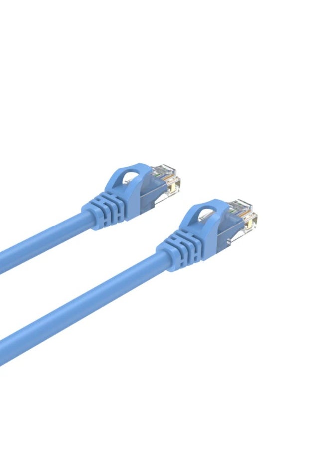 Unitek Cat 6 UTP RJ45 Ethernet LAN Network Cable, 1 Meter, High-Speed Gigabit Internet Patch Cord, Unshielded Twisted Pair, Durable PVC Jacket, Universal Compatibility – Blue