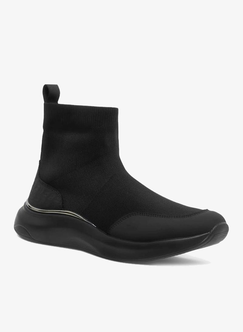 Flora Bella By Shoexpress Women's Monogram Pand Slip-On High Cut Sneakers - Image 1