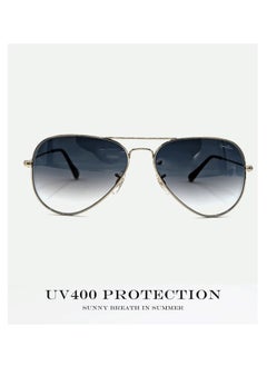 Signature Aviator Sunglass - 3025 Silver - Lens Size: 58 mm  - Image 1