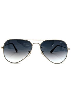 Signature Aviator Sunglass - 3025 Silver - Lens Size: 58 mm  - Image 4