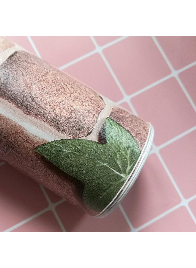 Bluejw Self-adhesive Wallpaper Bedroom Background Barber Shop Restaurant Creeper Self-sticker Wallpaper Waterproof Sticker Cabinet - Image 1