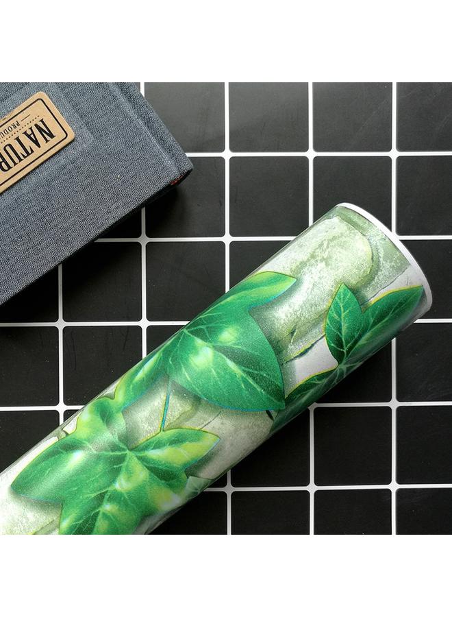 Bluejw Self-adhesive Wallpaper Bedroom Background Barber Shop Restaurant Creeper Self-sticker Wallpaper Waterproof Sticker Cabinet - Image 3