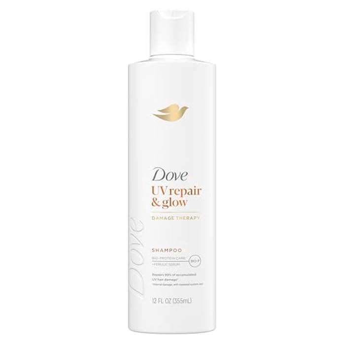 Dove شامبو دوف لعلاج التلف 1 قطعة إصلاح وتألق إصلاح 99% من تلف الشعر الناتج عن الأشعة فوق البنفسجية* مع سيروم الفيروليك 12 أونصة - Image 1