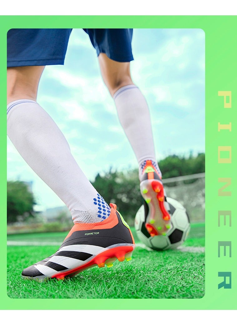 Men's Soccer Cleats, Suitable For Outdoor And Indoor Professional Youth Boys Soccer Cleats, Unisex Soccer Cleats.  - Image 3