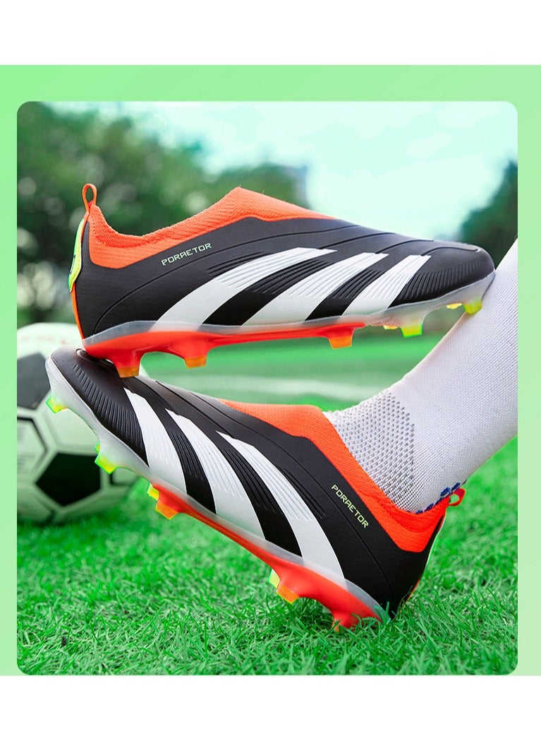 Men's Soccer Cleats, Suitable For Outdoor And Indoor Professional Youth Boys Soccer Cleats, Unisex Soccer Cleats.  - Image 5
