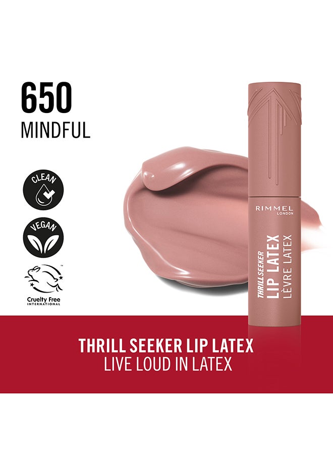 RIMMEL LONDON أحمر شفاه ليب لاتكس سائل - ثريل سيكر، 6 مل - Image 2