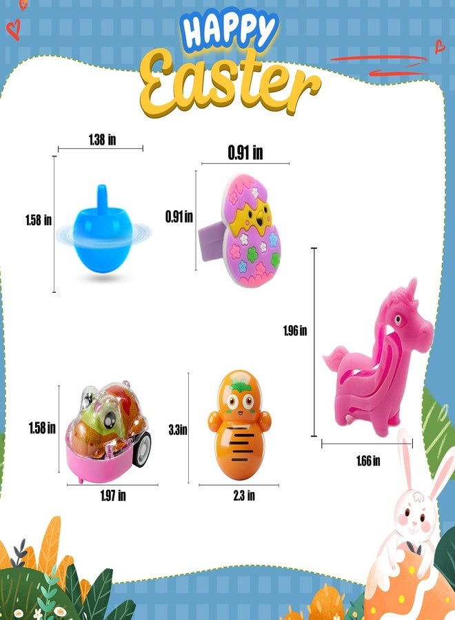 SQZUWIT 200 Pcs Easter Egg Fillers Basket Stuffers Essentials, Small Miny Toys Bulk Assortment Gift for Kids Girls Boys Party Favors Classroom Prize Supplies - Image 4