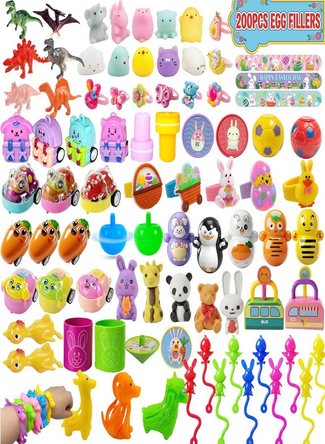 SQZUWIT 200 Pcs Easter Egg Fillers Basket Stuffers Essentials, Small Miny Toys Bulk Assortment Gift for Kids Girls Boys Party Favors Classroom Prize Supplies - Image 1