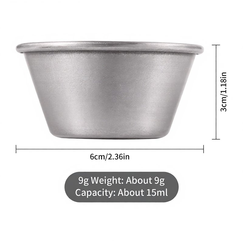 Wine Cup Mini Outdoor Camping Sake Whiskey Cup Metal Ti Lightweight 9g 15ml Picnic Cups Tea Cup - Image 5