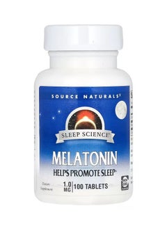Source Naturals Sleep Science, Melatonin, 1 mg, 100 Tablets  - Image 1