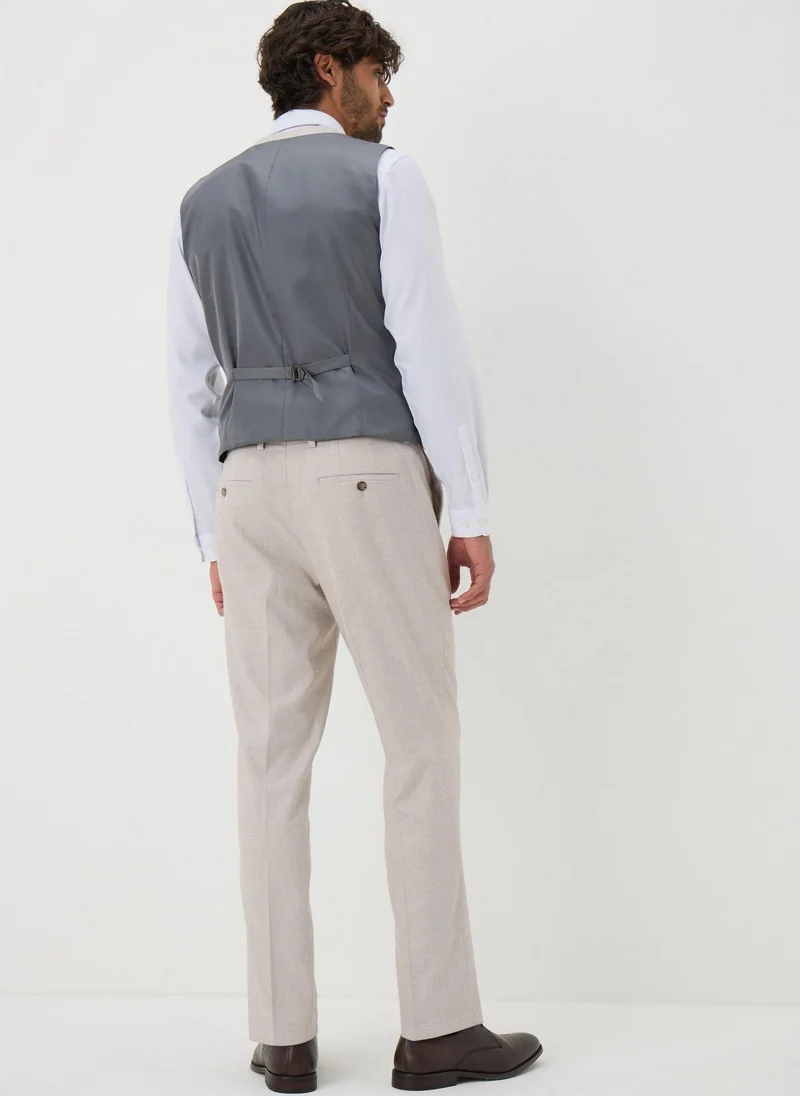 Matalan Taylor & Wright Monaco Stone Slim Trousers