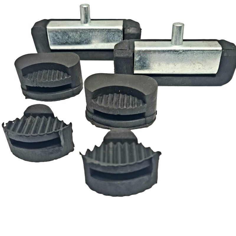 Zenith Zenith 6pc Hinges Set for Industrial Tables of Big Machines Like Jack Juki Gemsy Zenith Industrial Sewing MachineBlack Steel Finish 4 - Image 1