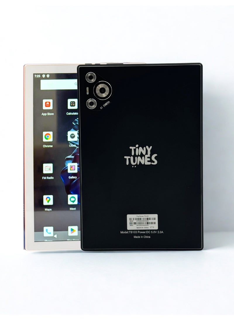 Tiny Tunes TS103 10 inch Smart Tablet | Dual SIM | Touch Pen | Keyboard | Mouse | Earbud  - Image 1