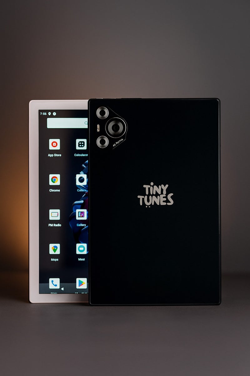 Tiny Tunes TS103 Smart Kids Tablet 10-inch Display | Pen | Keyboard | Mouse | Earbud| Flip Cover | C-type Charger - Image 1