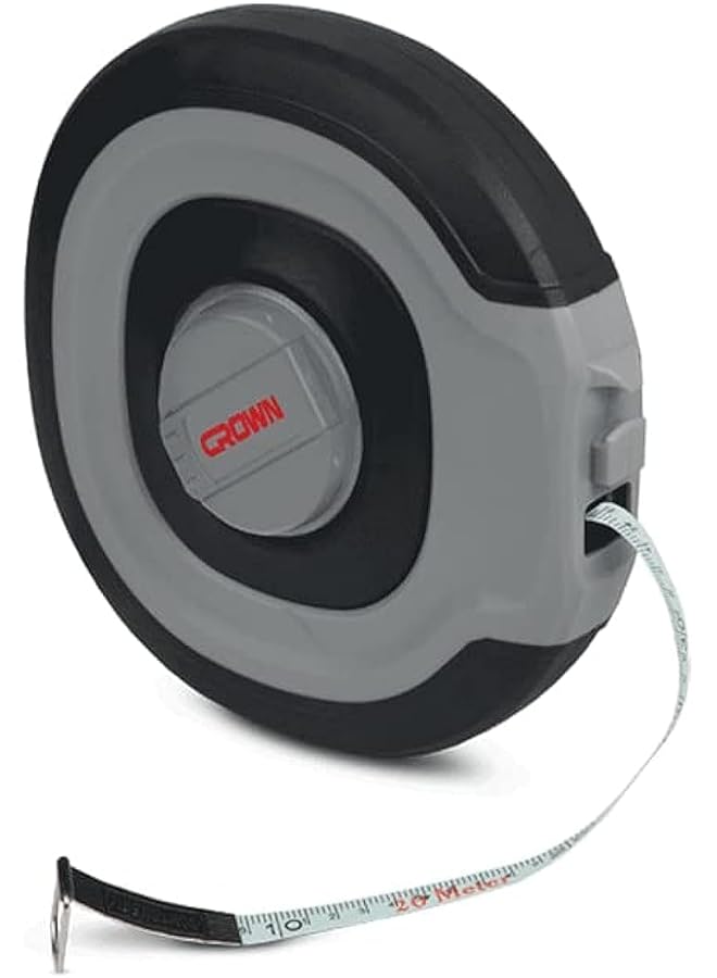 Crown Fiberglass Measuring Metric Tape 30 Meter Length