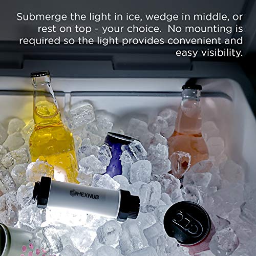 HEXNUB Cooler Box Light, Waterproof, Rechargeable LED Light Compatible with YETI, RTIC, ORCA, Ninja, Igloo, Coleman Ice Chest, Magnetic Base, Great for Outdoor Events, Camping Fishing Hunting Boating - Image 5