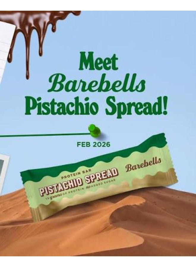 بيربيلز لوح بروتين Barebells، كريمة الفستق، نكهة الفستق اللذيذة. (15 جم بروتين، 45 جم، عبوة من 12 قطعة) - Image 2