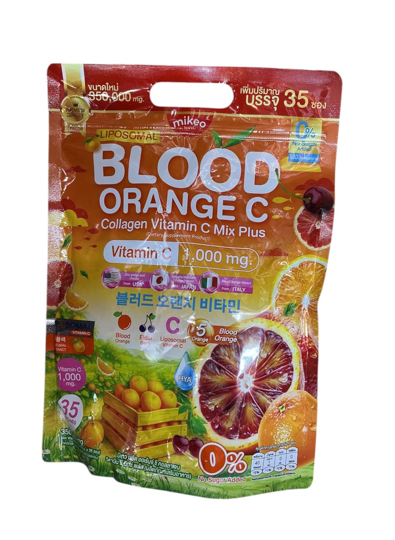 Mikeo blood orange c 35 sachets