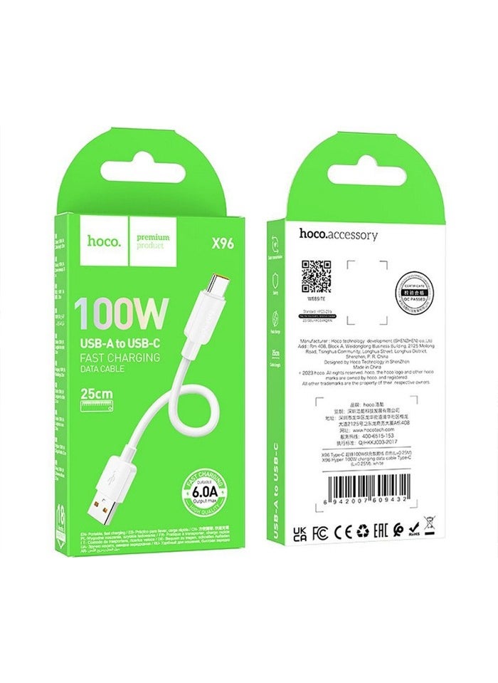 X96 Hyper 27W USB To Type-C Fast Charging and Data Cable