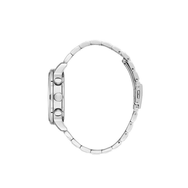 DANIEL KLEIN Men's Stainless Steel Silver Alloy Case Analog Cool Grey 5C Round Sunray Dial Japanese Quartz Exclusive 50 Meters Water Resistant