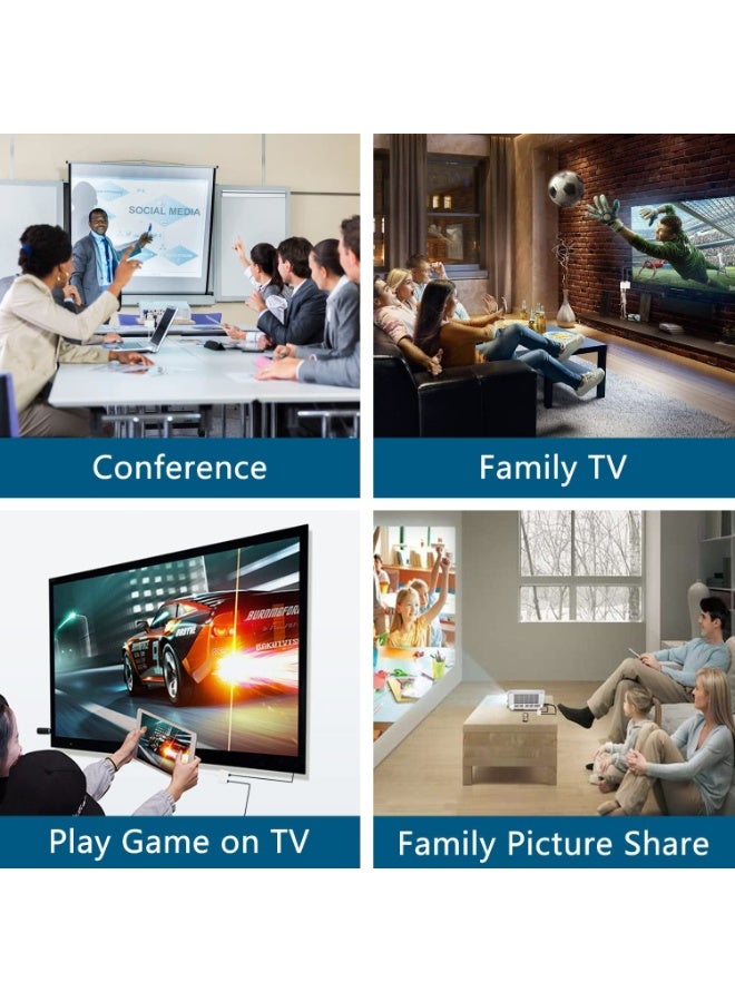 Arabest Adapter iPhone HDMI Adapter to TV HDMI Cable Connector 1080P Sync Screen to TV/HDTV/Monitor/Projector Compatible with iPhone iPad - Image 5