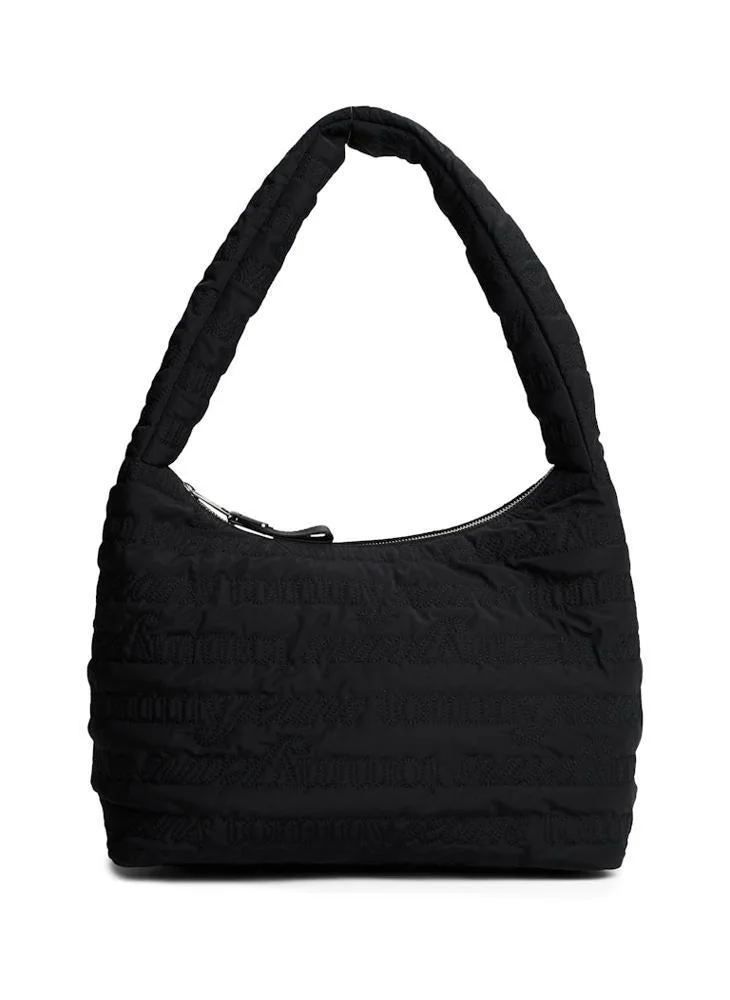 TOMMY JEANS Logo Quilted Hobo Bag
