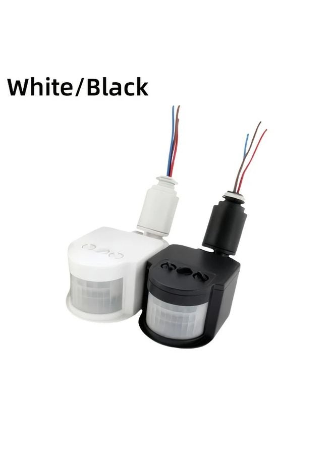 Black Motion Sensor PIR Infrared Automatic Movement Detector Timer Switch 85V 265V - Image 2