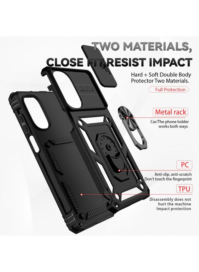 S-TOP Case For Motorola Moto G62 5G Sliding Camshield Holder Phone Case - Image 3