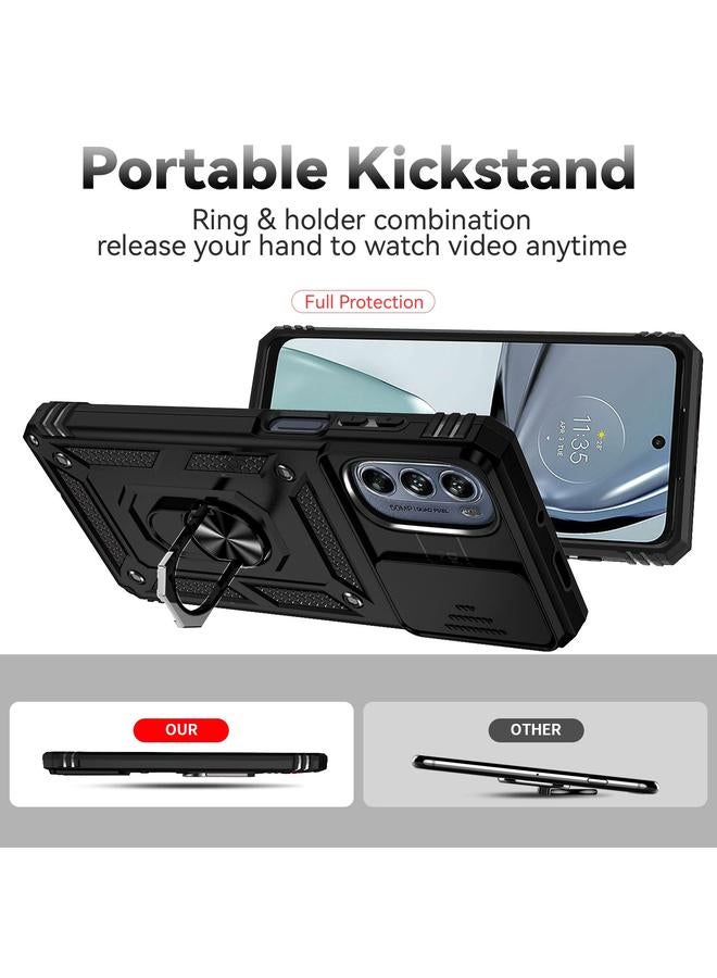 S-TOP Case For Motorola Moto G62 5G Sliding Camshield Holder Phone Case - Image 5