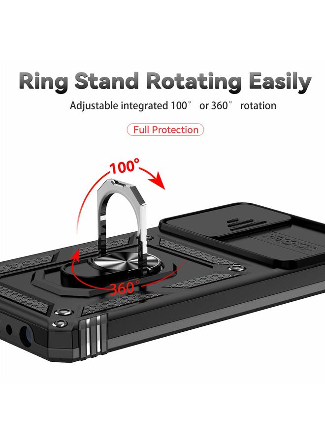S-TOP Case For Motorola Moto G62 5G Sliding Camshield Holder Phone Case - Image 4