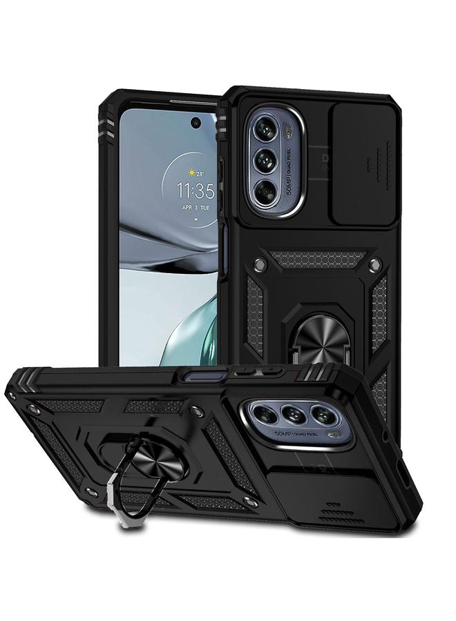 S-TOP Case For Motorola Moto G62 5G Sliding Camshield Holder Phone Case - Image 1