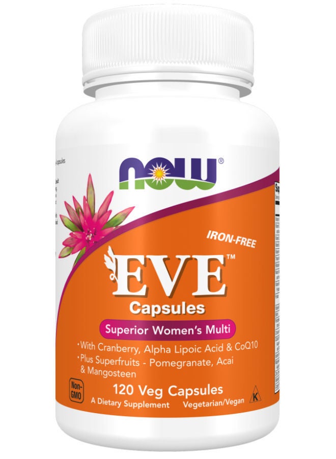 120 Pieces Eve Women's Multiple Vitamin Veg Capsules
