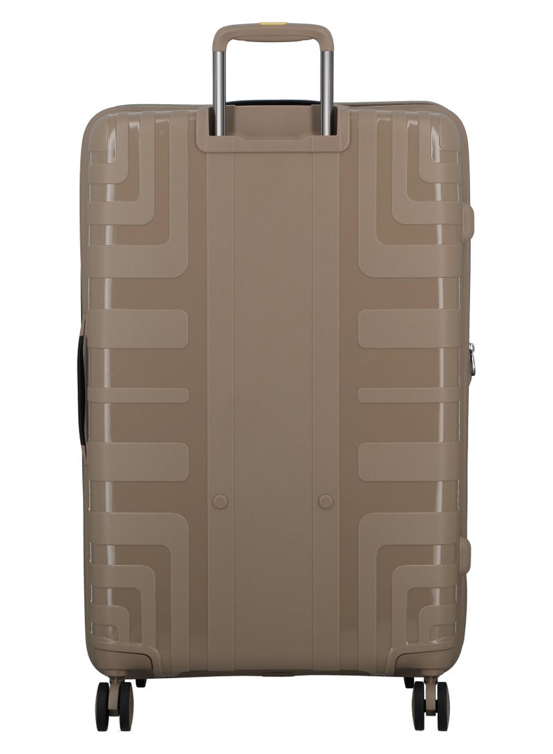 Jump Crossline Polypropylene Hard Expandable Luggage Suitcase Large Trolley 79cm Sand  - Image 3
