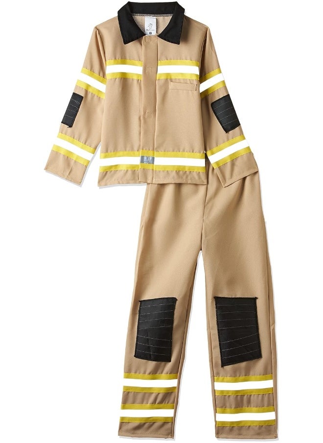 RUBIE'S Firefighter Kids Professions Costumes-83344-M-5-6Y-Brown  - Image 2