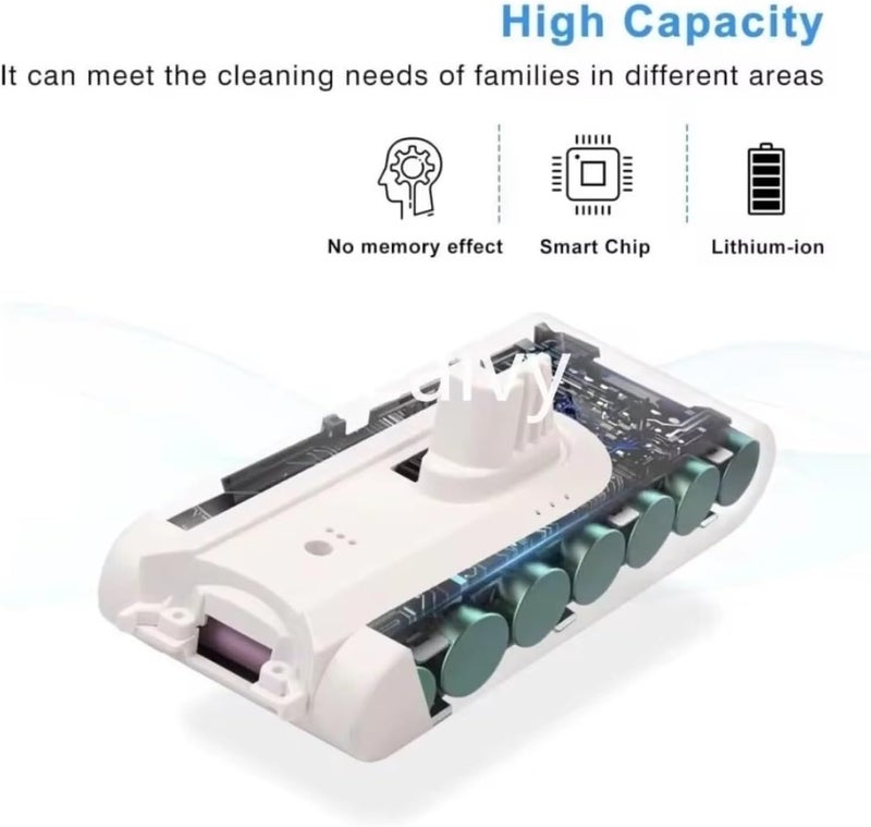 LDGSUPH Compatible For Dreame V8 V9 V10 V9P V9B XR VVN3 VVN4，25.2V Lithium Ion Battery Handheld Cordless Vacuum Cleaner Parts Replacement Battery(2500mAh) - Image 4