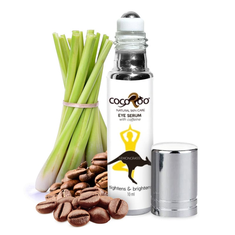 Caffeinated Eye Serum NutrientDense 100 Pure Natural  Vegan Lemongrass